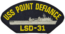 USS Point Defiance LSD-31 Ship Patch - Great Color - Veteran Owned Business picture
