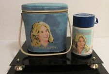 1977 Rare Canadian R10 Bionic Woman Vinyl Lunchbox Thermos Brunch Bag Mint Wow  picture