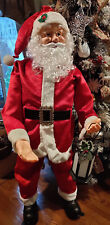 New Deluxe Animated 60” 5' Singing Story Telling Santa Claus Life Size Lighted picture