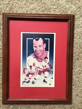 GORDIE HOWE FRAMED LIMITED EDITION LITHOGRAPH CHRISTOPHER PALUSO picture