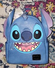 NEW Disney Parks Loungefly Stitch Face Mini Backpack NWT picture