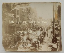 1898 antique READING pa SESQUICENTENNIAL PARADE PHOTOGRAPH weil's clothing house picture