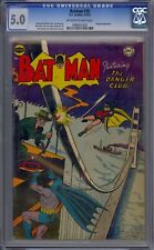 BATMAN #76 1953 DC COMICS CGC 5.0 PENGUIN picture