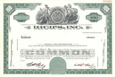 Rich's, Inc. - 1929 dated Specimen Stock Certificate - Specimen Stocks & Bonds picture