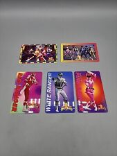 Mighty Morphin Power Rangers ID and Info Cards Plastic Lot of 5 1990s picture