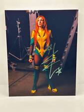 Becky Lynch Green Yellow Signed Autographed Photo Authentic 8X10 COA picture
