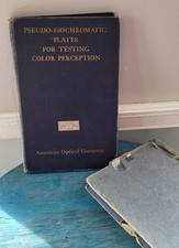 Pseudo-Isochromatic Plates for Testing Color Perception - American Optical 1940 picture