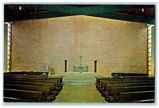 c1960 Interior View Saint Thomas Aquinas Center West Lafayette Indiana Postcard picture