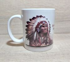 Theres Only One Chief - VTG Leanin Tree Boulder Colorado - Native American mug picture