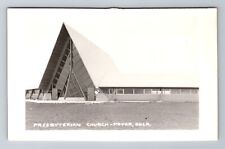 Pryor OK-Oklahoma RPPC, Presbyterian Church, Antique, Vintage Postcard picture