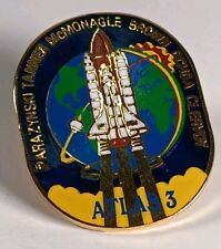 Vintage 90s NASA STS-66 Atlas Space Mission 1994 Lapel Pin picture