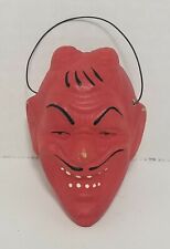 Vintage Style Devil Head Candy Container Krampus Replica Halloween Decor  picture