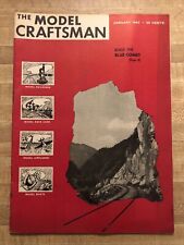 VTG Model Craftsman Magazine January 1947 Railroads Cars Airplanes Boats Trains picture