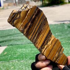 224G Rare Natural Beautiful Yellow Tiger Crystal Mineral Specimen Healing picture