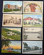 Lot Of 8 Linen Postcards Vintage Variety  picture