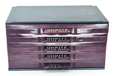 OHMITE Plastic Cabinet LIttle Devils Electrical Resistors Storage Five Drawers picture