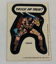 1974/1975 Topps Marvel Super Heroes Stickers CONAN Trick Or Treat picture