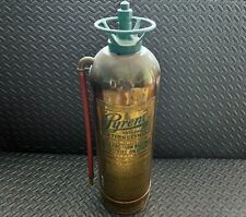 Vintage Pyrene Empty Brass Anti-Freeze Fire Extinguisher Copper Iron Cast 25