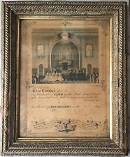 Antique 19th Century Rite of Confirmation  Catholicism, 1883 With Engraving picture