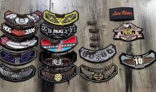 2003-2018 Harley Davidson HOG 12 Patches and 12 Pins Lot Harley Owners Group picture