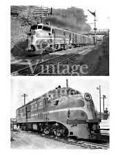 New York Hartford New Haven Photo DL109 Locomotives Double Image-1 page Railroad picture