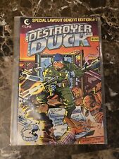 DESTROYER DUCK  #1 Eclipse 1982 1st App of GROO THE WANDERER  NEAR MINT picture