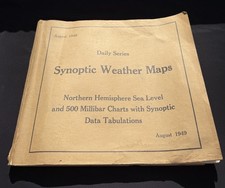 Aug 1949 Daily Synoptic Historical Weather Maps Northern Hemisphere Sea Level picture