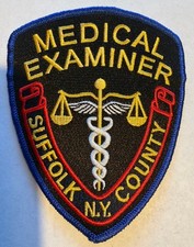 SUFFOLK COUNTY MEDICAL EXAMINER CORONER FORENSICS LAB POLICE SCPD PATCH NEW YORK picture