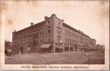 c1920 Exterior View Hotel Herkimer Grand Rapids Michigan MI Postcard picture