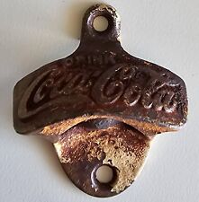 VINTAGE 1930-40s Coca Cola Bottle Opener Starr X Brown Co Antique GREAT PATINA picture