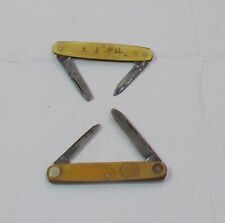 2 Small Vintage Advertising Pocket Knives  picture