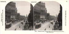 San Francisco Earthquake Stereoview Stereo Classics 1978 Reproduction picture