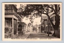Edgartown MA-Massachusetts, South Water Street Near Main Vintage Postcard picture