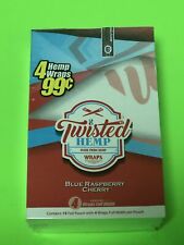 FREE GIFTS🎁Blue Raspberry Cherry🍒60 High Quality Twisted Hemp🍁Rolling Papers♨ picture