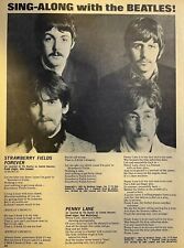1967 Sing Along With The Beatles Penny Lane Strawberry Fields Forever picture