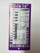 2004 Democratic National Convention Ticket OBAMA DEBUT KEYNOTE SPEAKER picture