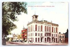 Postcard City Hall & Mifflin Street Madison Wisconsin picture