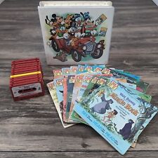 Vintage Walt Disney Take-a-Tape Along Storyteller Cassette & Book Set W Extras picture