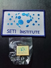 2 New SETI Institute Search for Extraterrestrial Intelligence Patch & Pin picture
