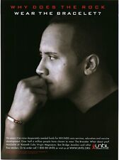 2006 PRINT AD - HIV / AIDS BRACELET AD - THE ROCK DWAYNE JOHNSON - AD ONLY picture