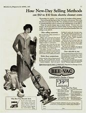 1925 Bee-Vac Vacuum Cleaner Vintage Print Ad Mother Daughter Cleaning  picture