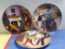 3 Heirloom of the Heart African American Family Plates by Ron Hicks 1992 picture