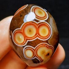 TOP 34G Natural Polished Silk Banded Agate Lace Agate Crystal Madagascar  L1930 picture