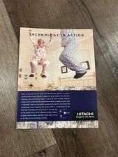 Hitachi Medical Poster Print Ad Photo Elderly Image Imaging MRI picture