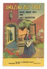 Amazing But True, Facts About Milk & Milk Protection 1956 VG/FN 5.0 picture