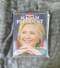 Recalled NEWSWEEK Mag Commemorative Issue 11/16 Madam President Hillary Clinton picture