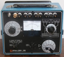 Original ESI 250DE Universal Impedance Bridge LCR Meter w/ Power Pack Case picture