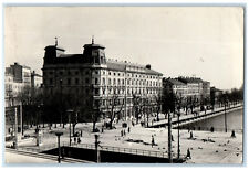 1957 City Center Downtown Rijeka Croatia Yugoslavia RPPC Photo Postcard picture