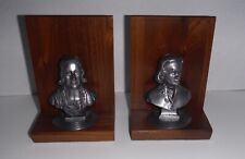Book Ends United Methodist Bicentennial 1984 John Wesley Frances Asbury RARE picture