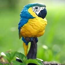 【In-Stock】Animal Heavenly Body Blue-and-yellow Macaw Ara ararauna Parrot Statue picture